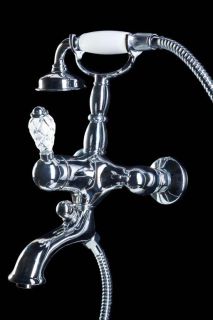 Смеситель для ванны Boheme Crystal хром 263-CRST